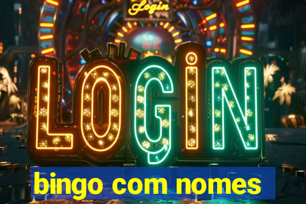 bingo com nomes